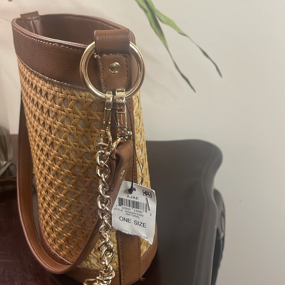 INC International Concepts Natural Crossbody Purse - Picture 2 of 9